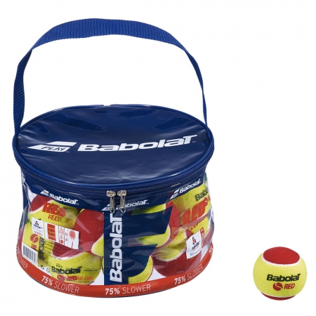 Мяч теннисный BABOLAT Red Felt x24, уп 24 шт, детский